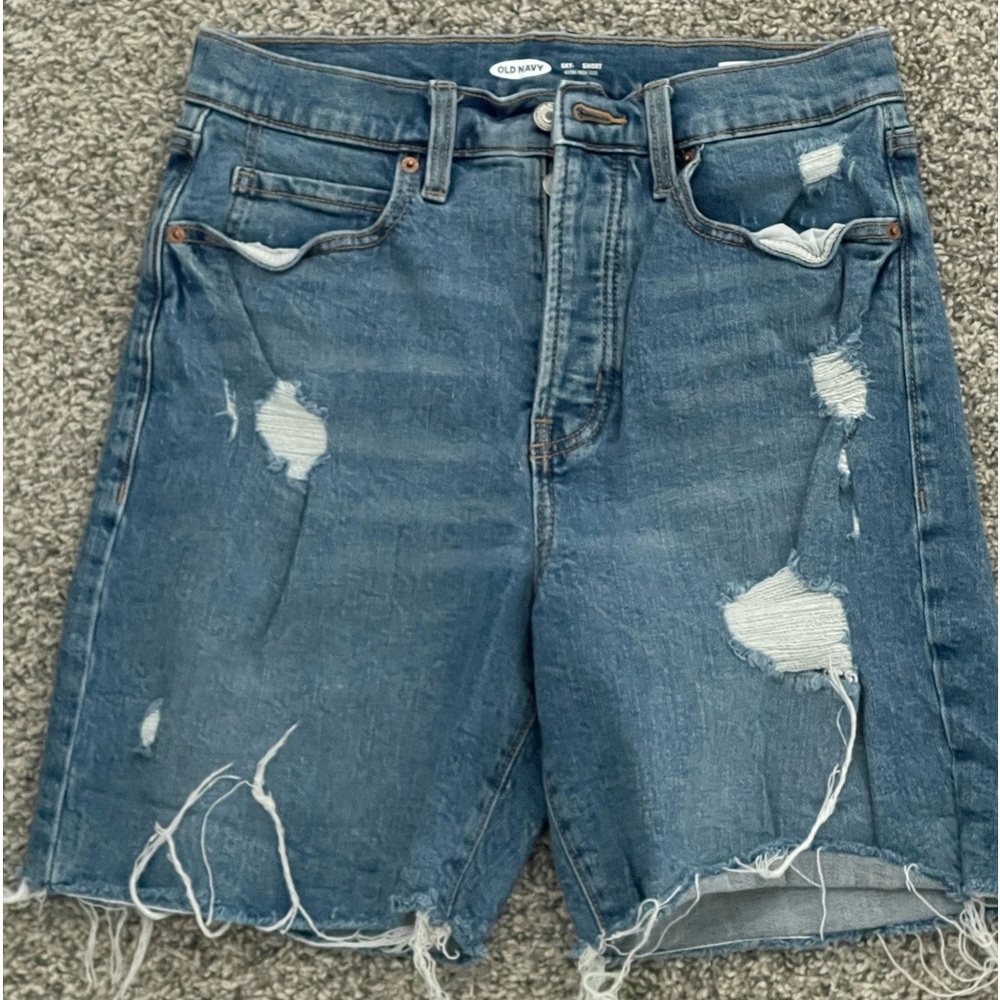Old navy blue jeans